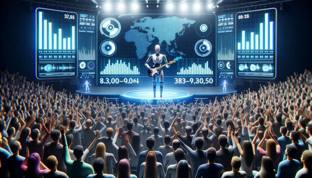 9 KI Vorhersagen für 2024 - 8. Vorhersage - KI Musik in den Charts